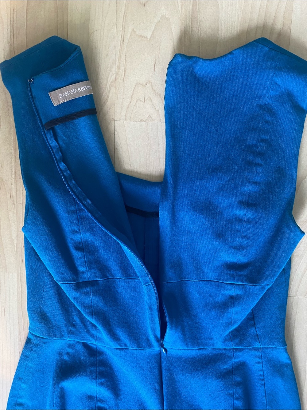 Blue Banana Republic Sleeveless Sheath Dress - Picture 4 of 5